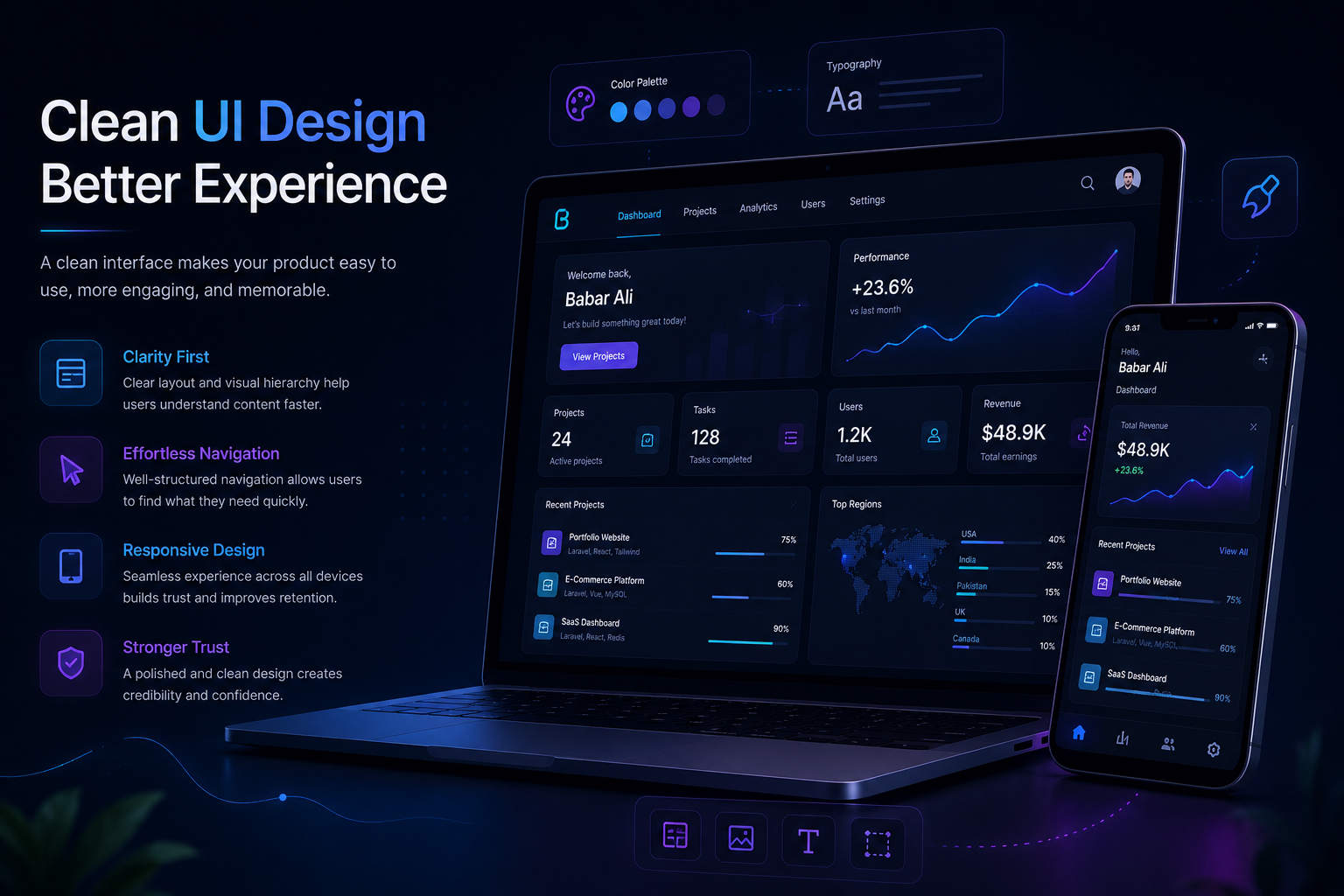 Why Clean UI Design Improves User Experience