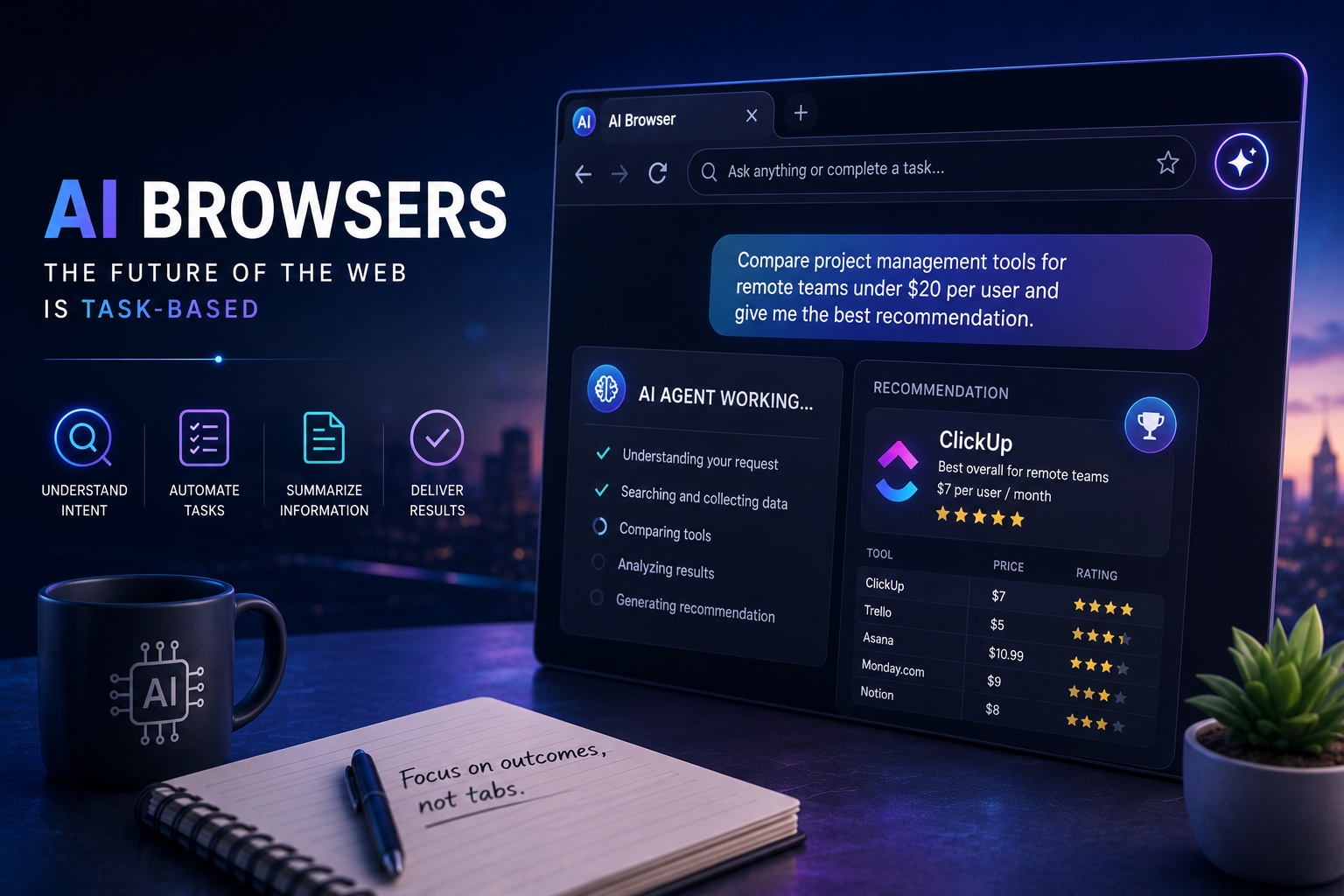 The Silent Revolution of AI Browsers: Why the Future of the Web Is Task-Based